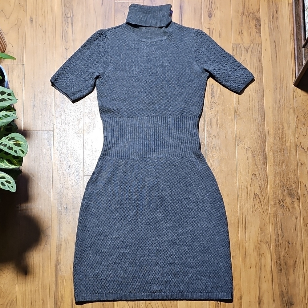 Wool Turtleneck Dress